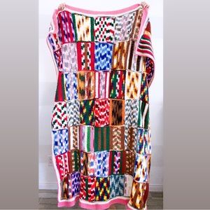 Handmade Colorful Crochet Blanket